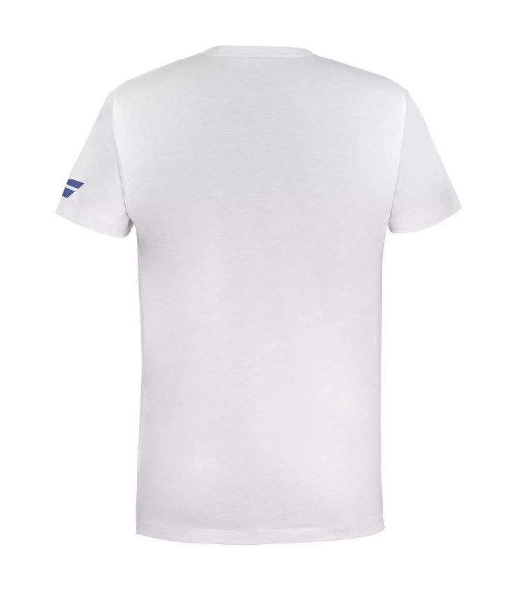 T-shirt Babolat Exercício Garçon Blanc | Ipontennis