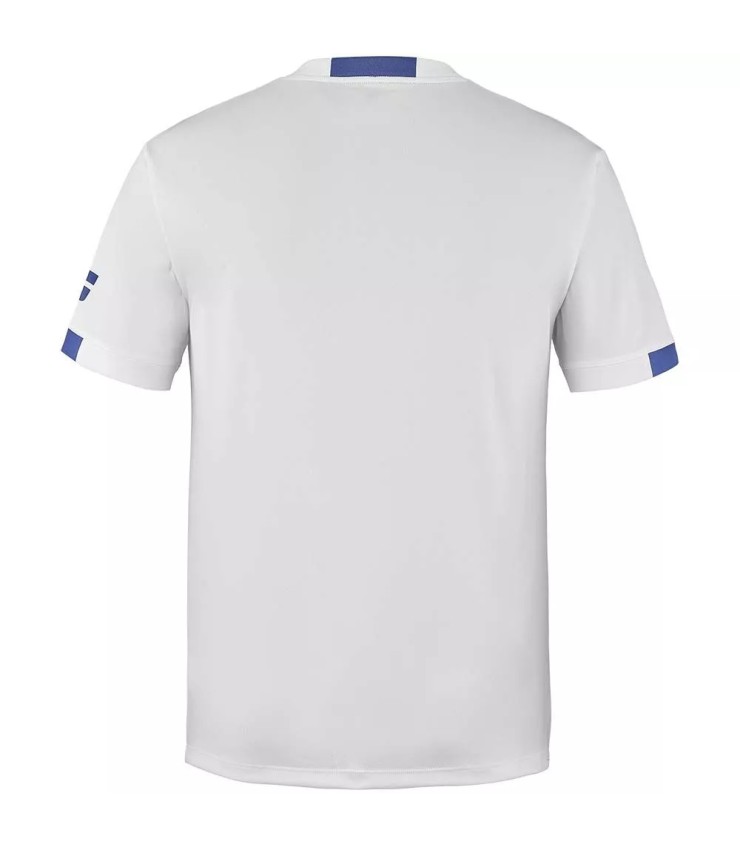T-shirt Babolat Play Gilew Neck Junior Blanc | Ipontennis