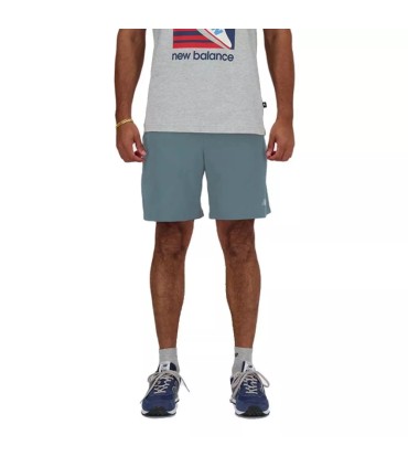 Pantaloncini grigio blu New Balance Essentials