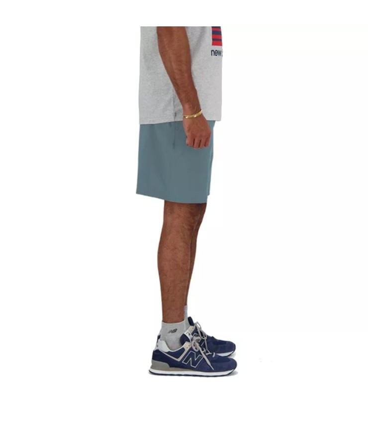 Pantaloncini grigio blu New Balance Essentials