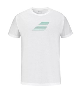 T-shirt Babolat Exercise Big Flag White | Ipontennis