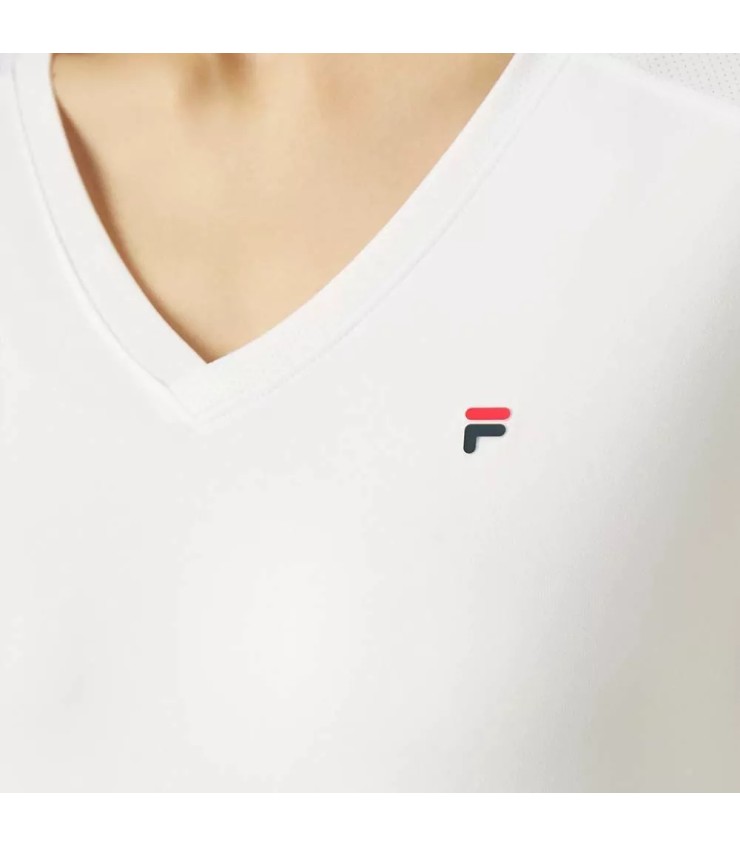 Camiseta Blanca Fila Maia para Mujer 4