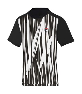 Fila Paris Theo Schwarz-Weißes T-Shirt | Ipontennis