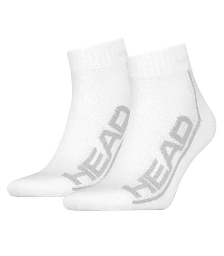 Calcetines cortos Head Performance x 2 blancos 1