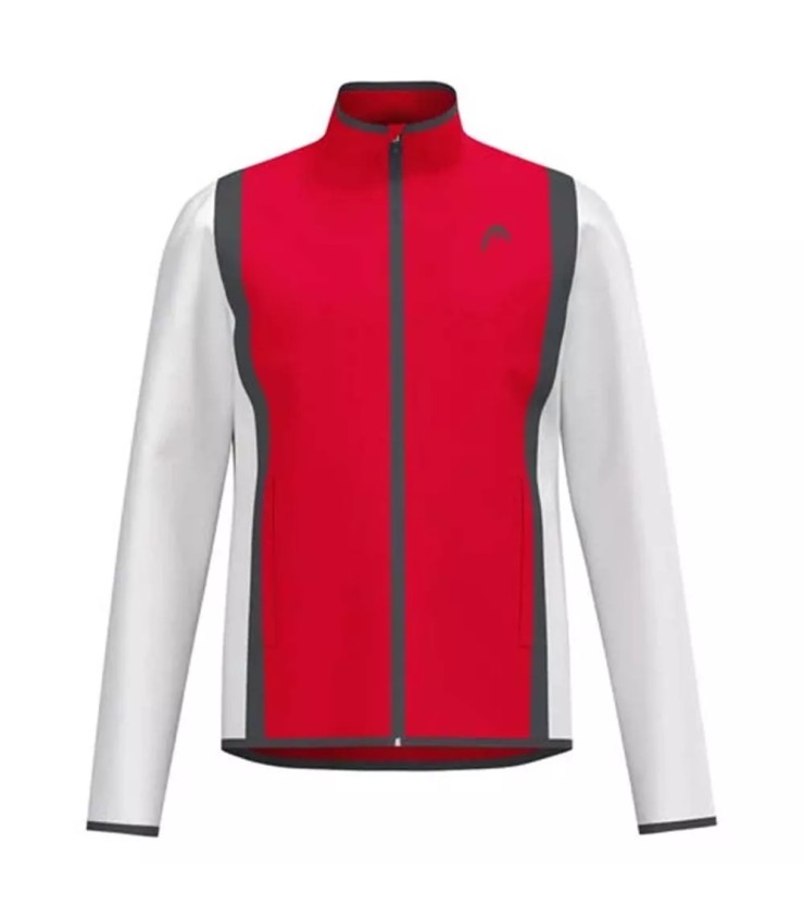 Junior Head Club Jacke Rot Weiß | IPONTENNIS