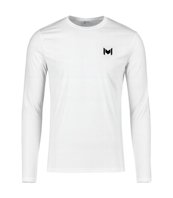 T-shirt de manga longa branca Mouratoglou 1