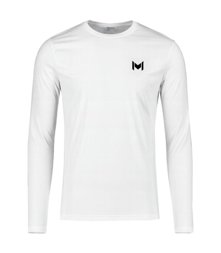 T-shirt de manga longa branca Mouratoglou 1