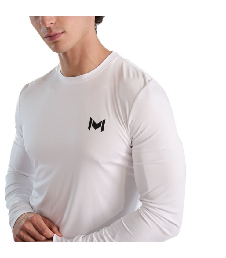 T-shirt de manga longa branca Mouratoglou 2