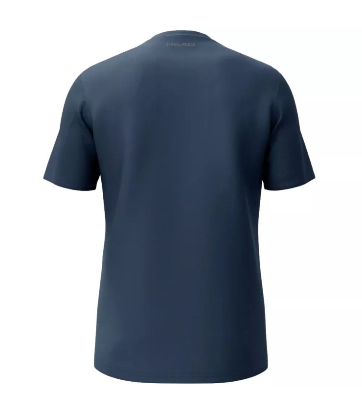 Camiseta azul-marinho Head Club Tech Junior | Ipontennis