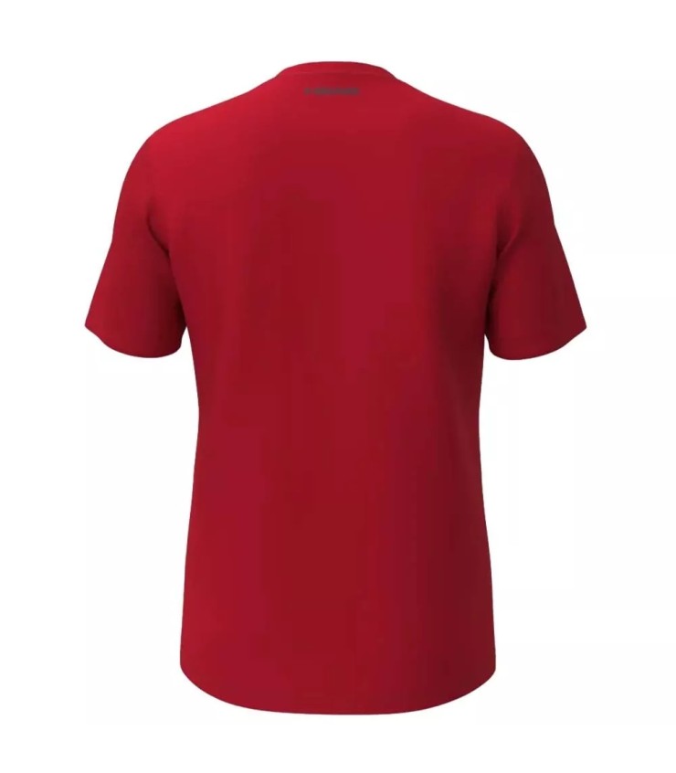 Camiseta Roja Junior Head Club Tech 2