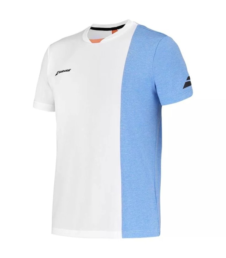 Babolat Spielen Sie Crew T-Shirt Blue White Junior 2