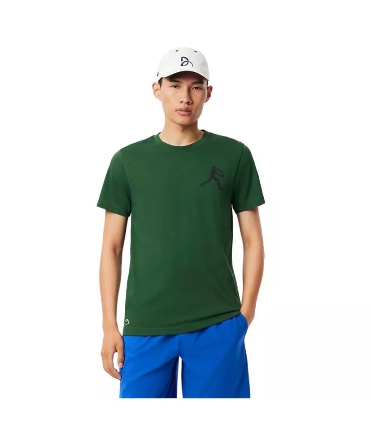 Pack T-shirt + tappo di tennis Lacoste X Novak Djokovic Green 2