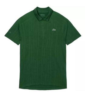 Polo de Tenis Lacoste Novak Djokovic En Pista Verde 1