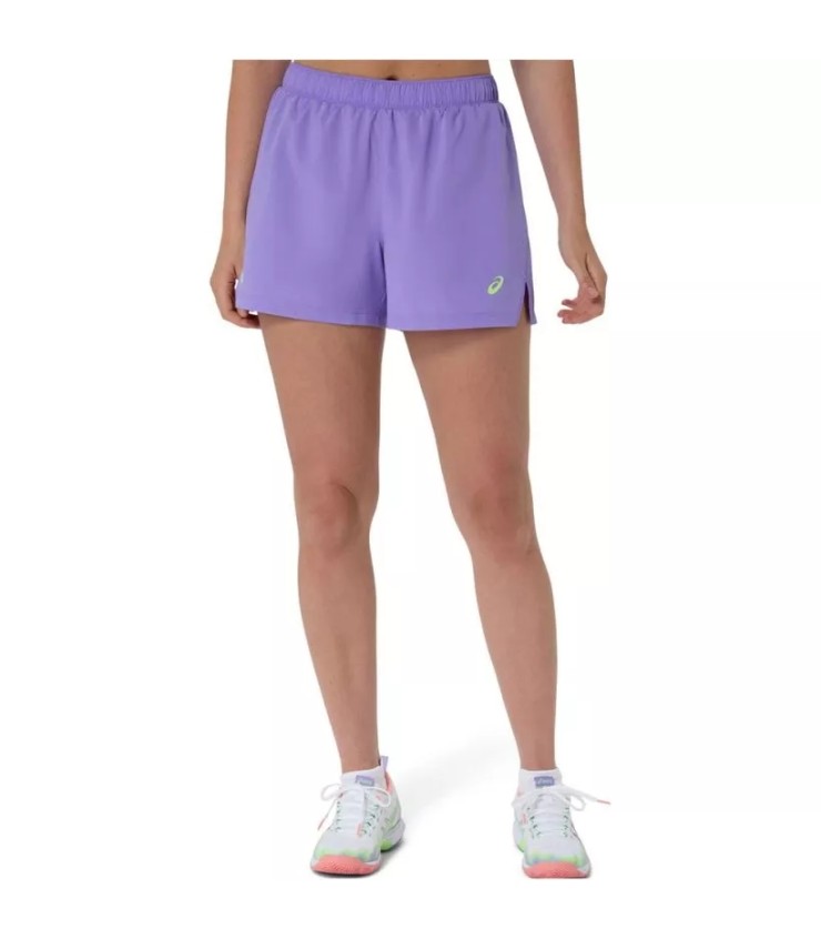 Short Asics Padel Court 2-en-1 Mujer Violeta 1