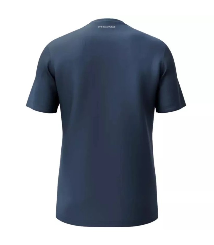 Camiseta azul marino Head Club Tech 25 2