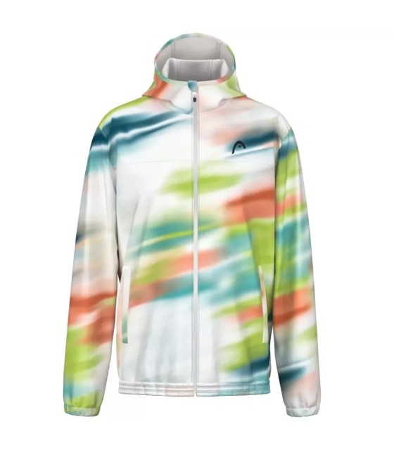 Head Blur white/multicolor zip-up jacket | Ipontennis