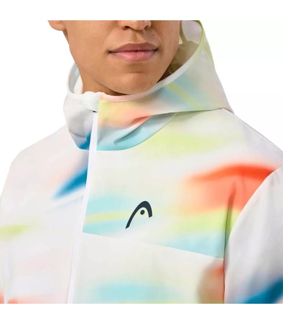 Head Blur white/multicolor zip-up jacket | Ipontennis