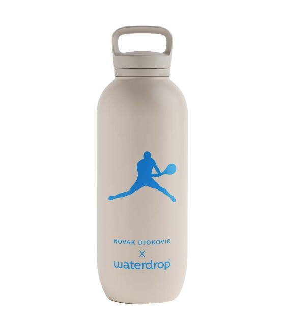 Thermal bottle Waterdrop Novak Djokovic 1.4L Gray 1