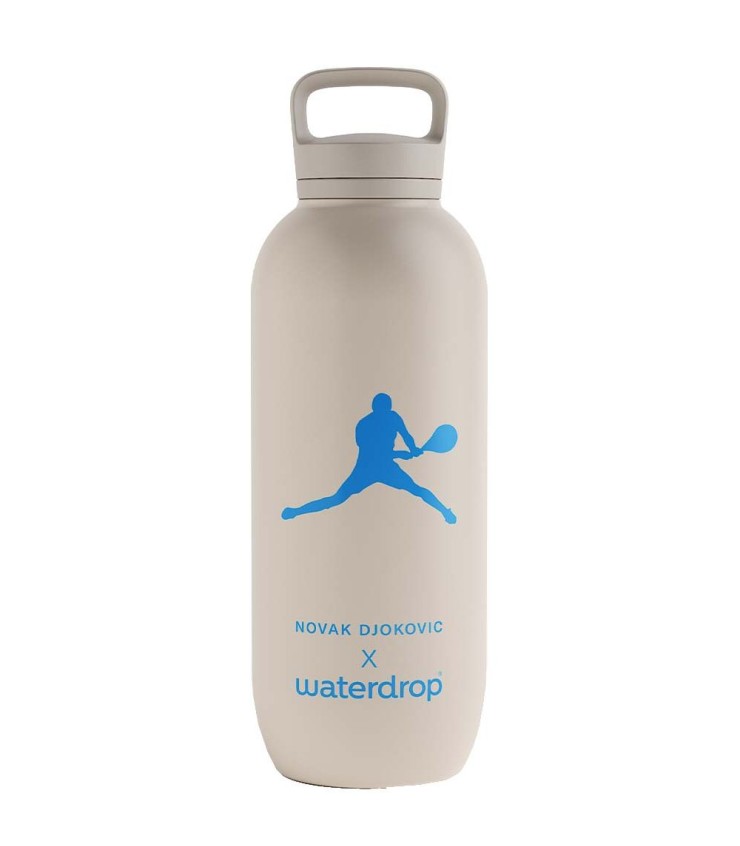Thermal bottle Waterdrop Novak Djokovic 1.4L Gray 1