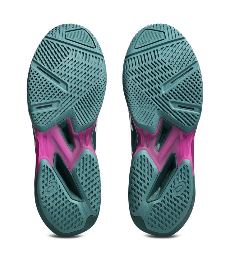 Sneakers Asics Gel Solution Geschwindigkeit FF 4 Grün / Rose 4