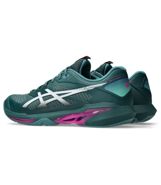 Sapatilhas Asics Gel Solution Speed FF 4 Verde / Rosa 5