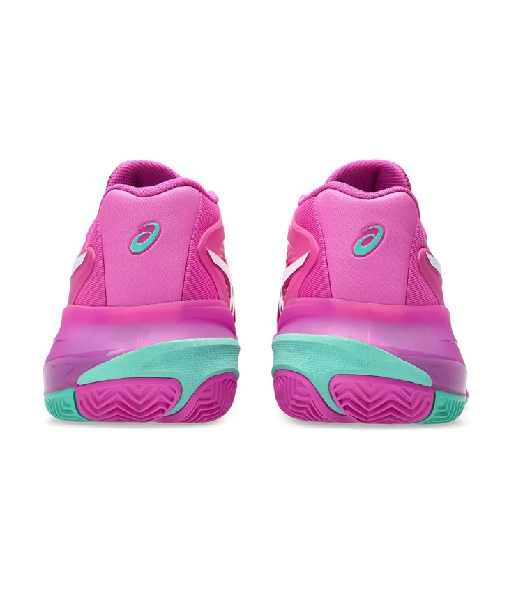 Asics Gel Résolution x Chaussures d'argile Rose / Green 4