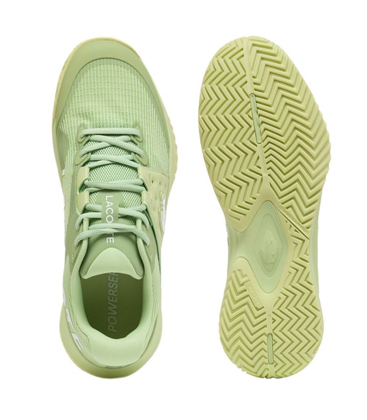 • sapatos Lacoste Poder serve verde 5