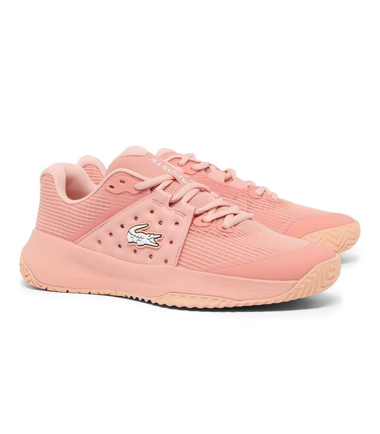 • sapatos Lacoste Poder servir mulher rosa 2
