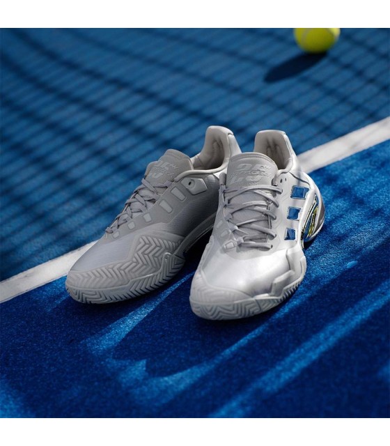 Zapatillas Adidas Barricade 13 Silver Edition 4