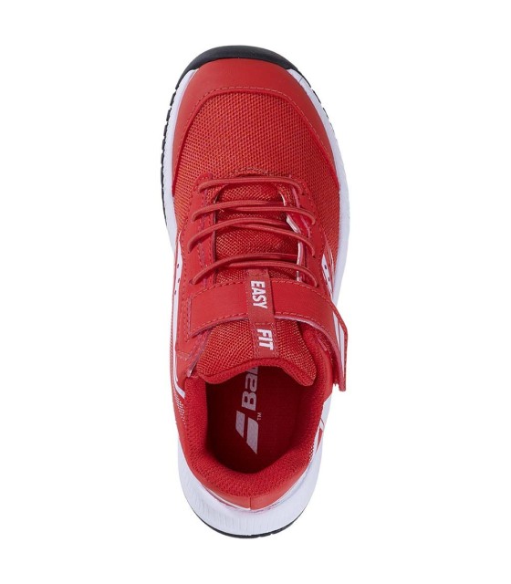 Junior Babolat Pulse Kind Alle Gericht Sneakers rot / weiß 3