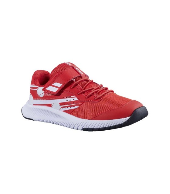 Babolat Pulse Kind Alle Gerichts-Turnschuhe Puls-Kind Alleer Gericht rot / weiß 4