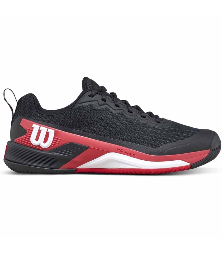 Wilson Rush Pro 4.5 Noir / Rouge 1 Sapatos
