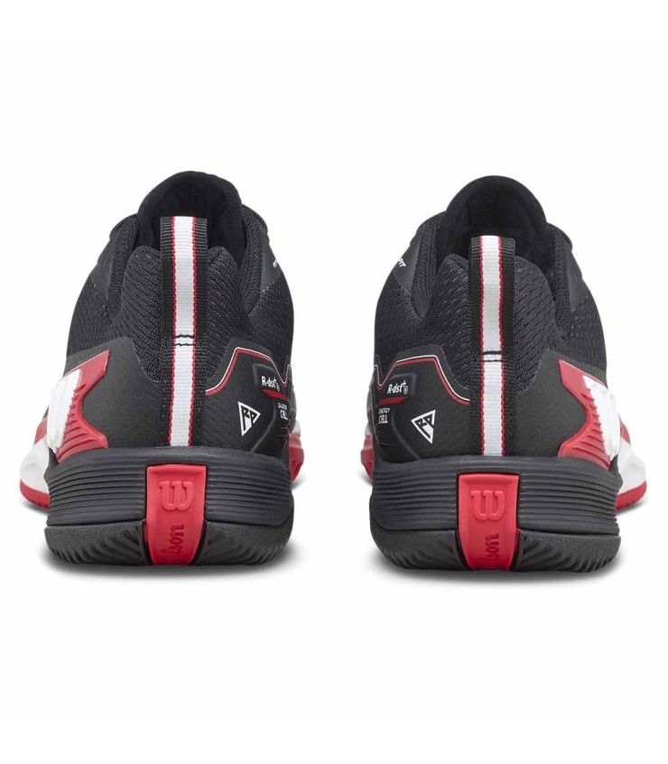 Wilson Rush Pro 4.5 Noir / Rouge 4 Pantofole