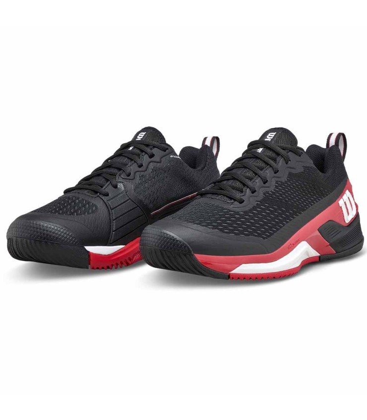 Wilson Rush Pro 4.5 Noir / Rouge 5 Turnschuhe