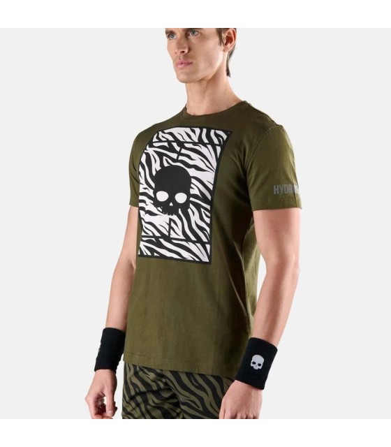 Camiseta Verde / Blanca de Tenis de Hidrógeno 2