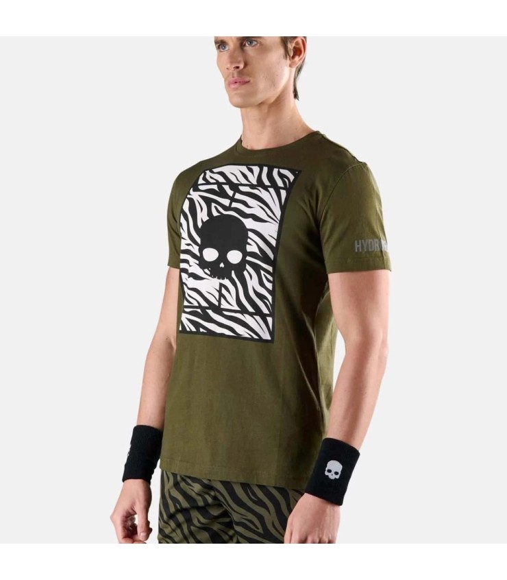 Camiseta Verde / Blanca de Tenis de Hidrógeno 2