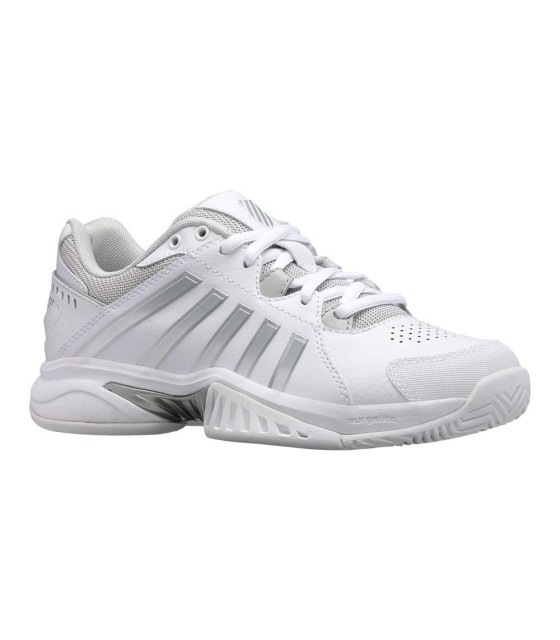 Chaussures K-Swiss Receiver V Femme Blanc Gris 2