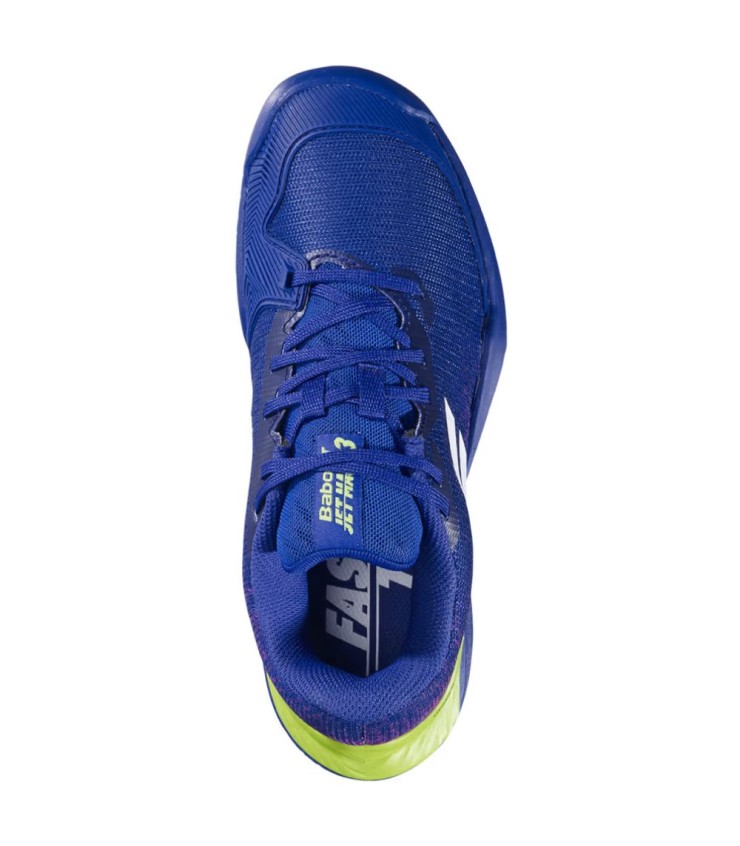 Babolat Jet Mach 3 ALLES ROOUS JUNIOR BLUE GRÜN 3