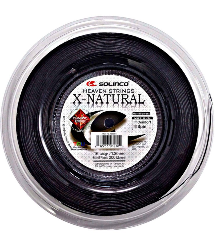 Coil String Solinco X Natural 200m 1