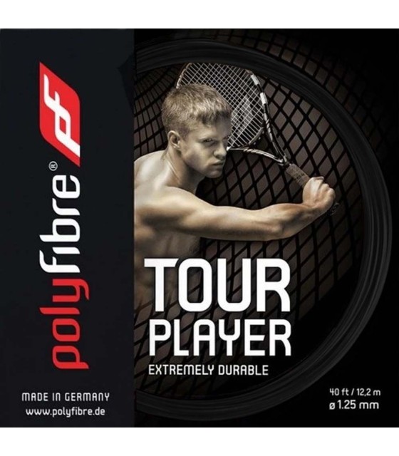 Cordaje Polyfibre Tour Player Negro 12m 1