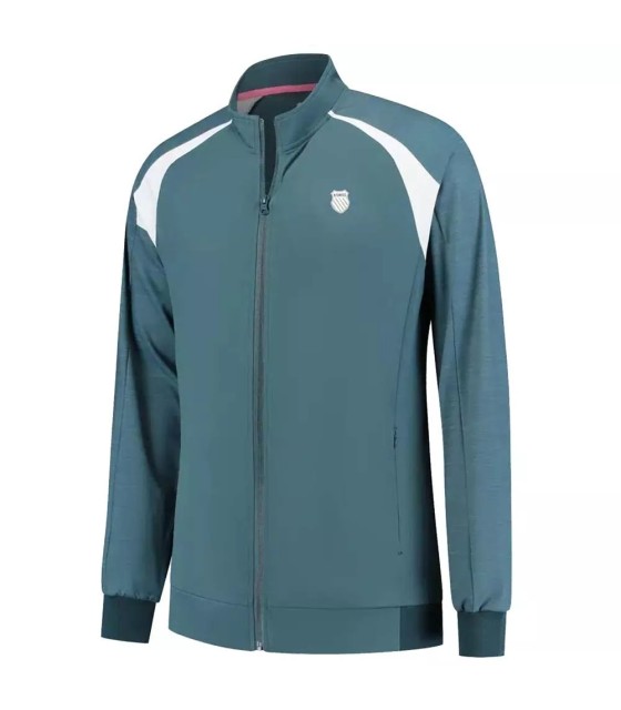K-Swiss Hypercourt Trainingsjacke in Petrolblau | IPONTENNIS