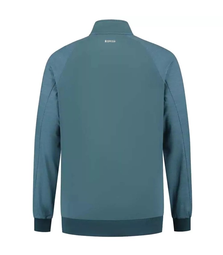 K-Swiss Hypercourt Teal Blue Tracksuit Jacket | IPONTENNIS