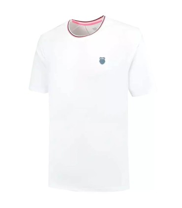 K-Swiss Hypercourt Mesh Tennisshirt Weiß | IPONTENNIS