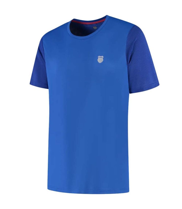 K-Swiss Hypercourt Tee Jacquard Blue 1