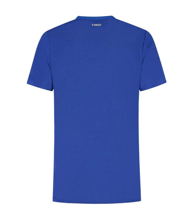 K-Swiss Hypercourt Tee Jacquard Blue 2