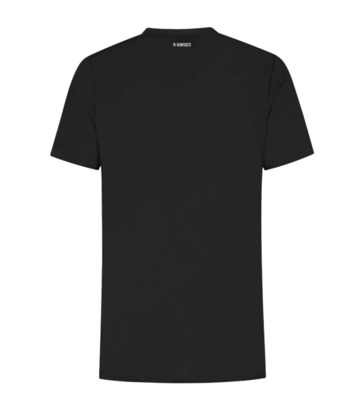 K-Swiss Hypercourt T-shirt Preto Jacquard 2