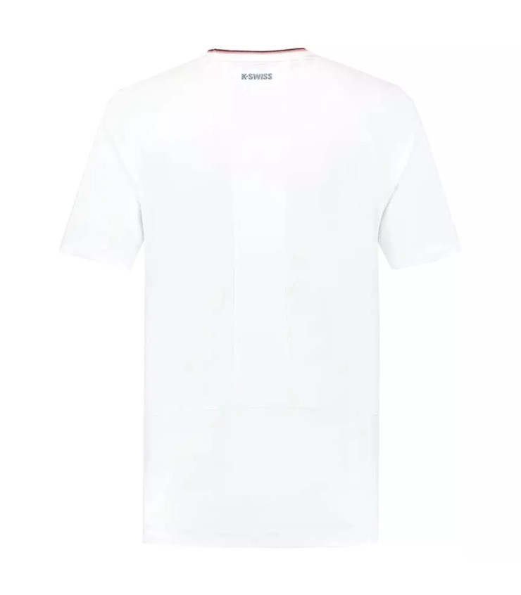 Camiseta de Tenis K-Swiss Hypercourt Mesh Blanca 2