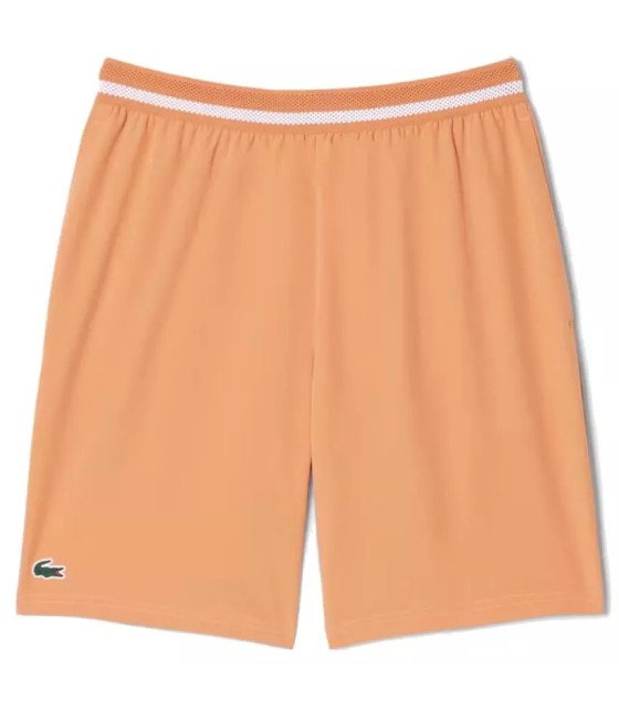 Short Lacoste Tennis X Novak Djokovic Orange 1