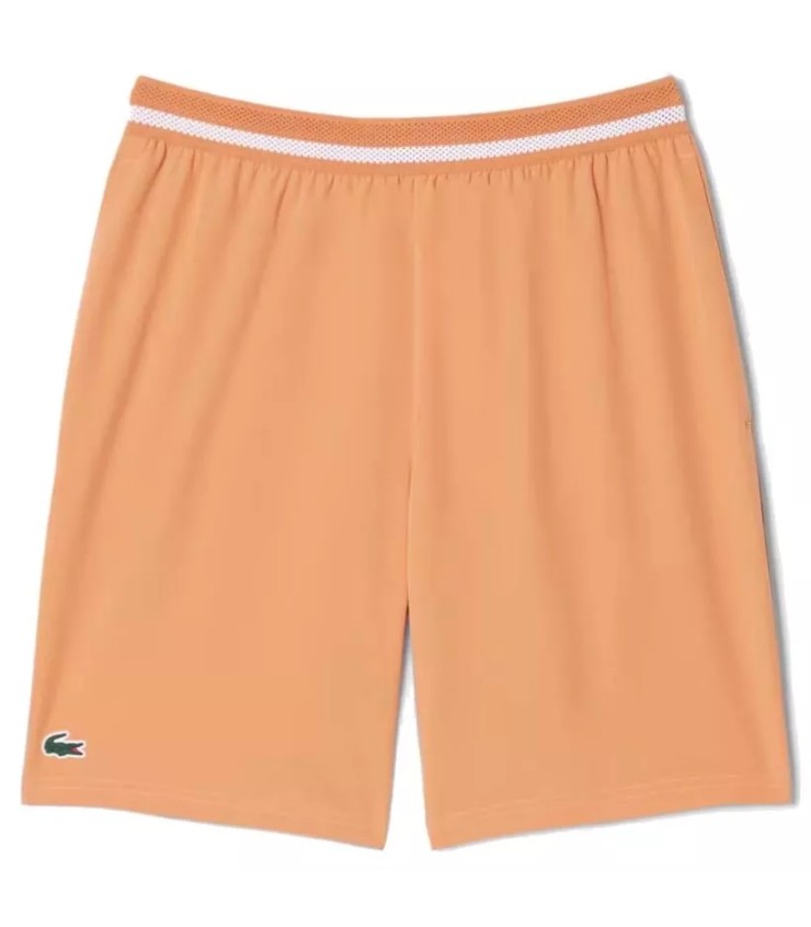 Short Lacoste Tennis X Novak Djokovic Orange 1