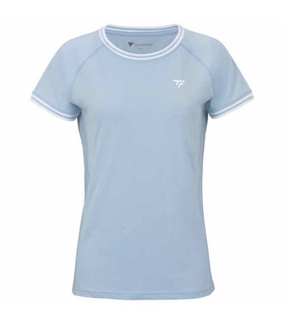 Tecnifibre Team Stretch Woman Sky Blue T-Shirt 1